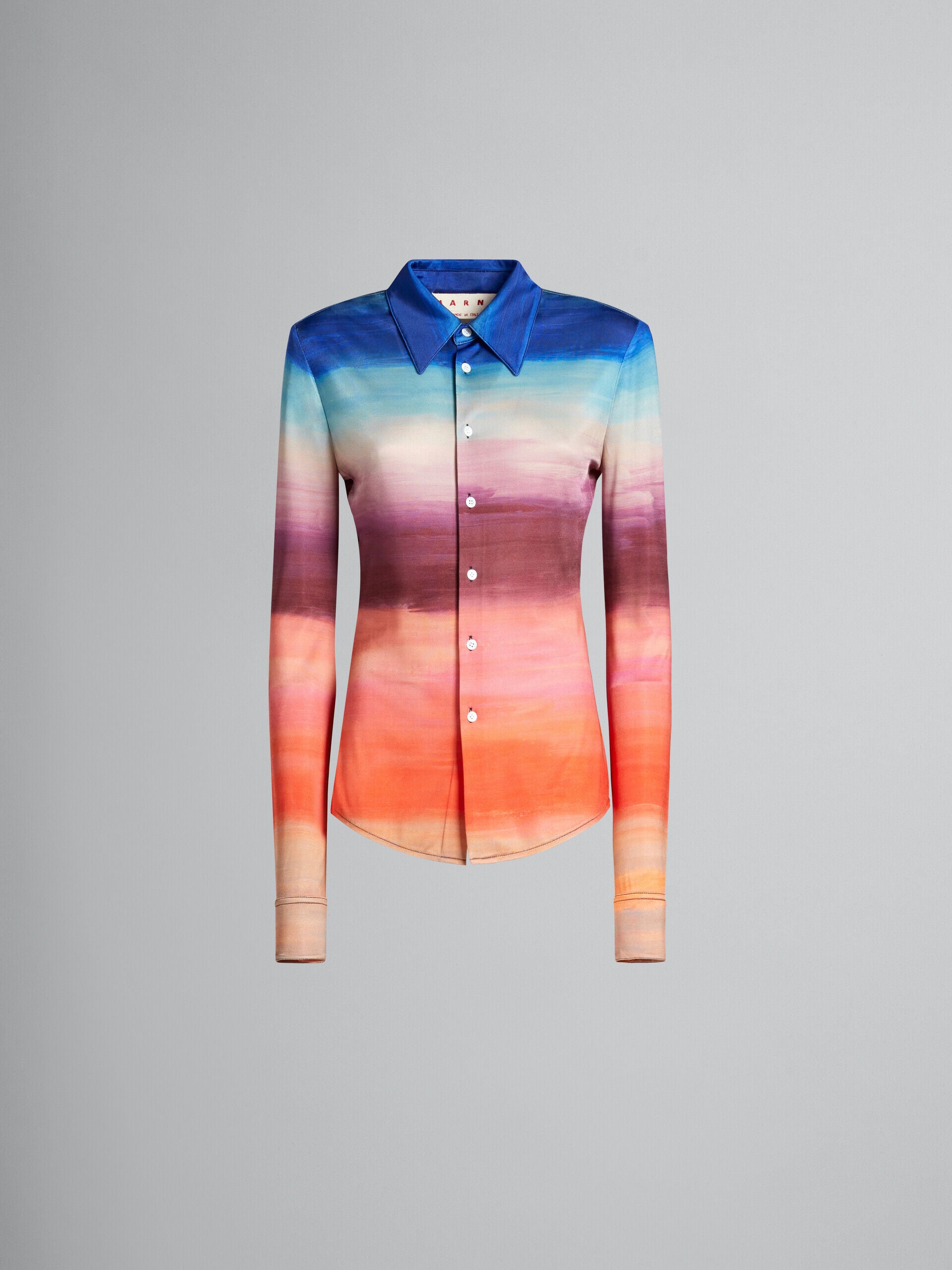 Marni Multicolor Fibres Pattern Shirt