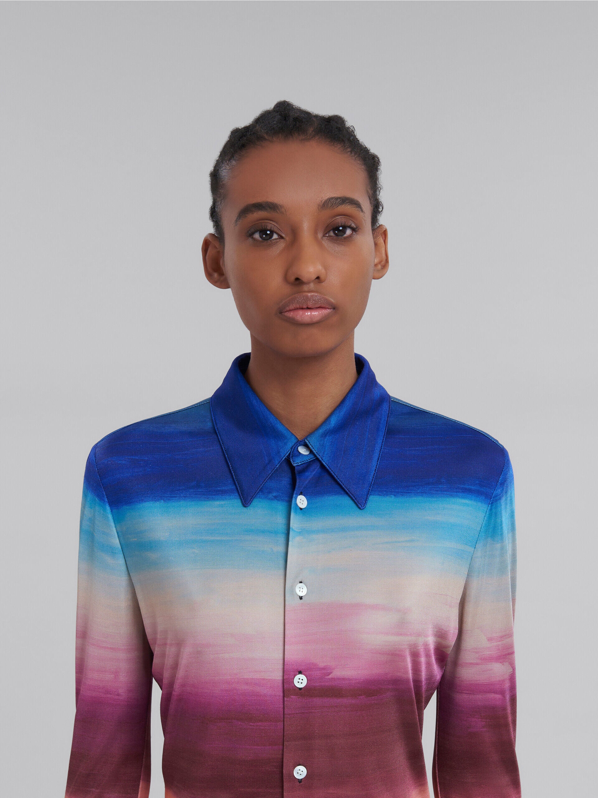 Marni Multicolor Fibres Pattern Shirt