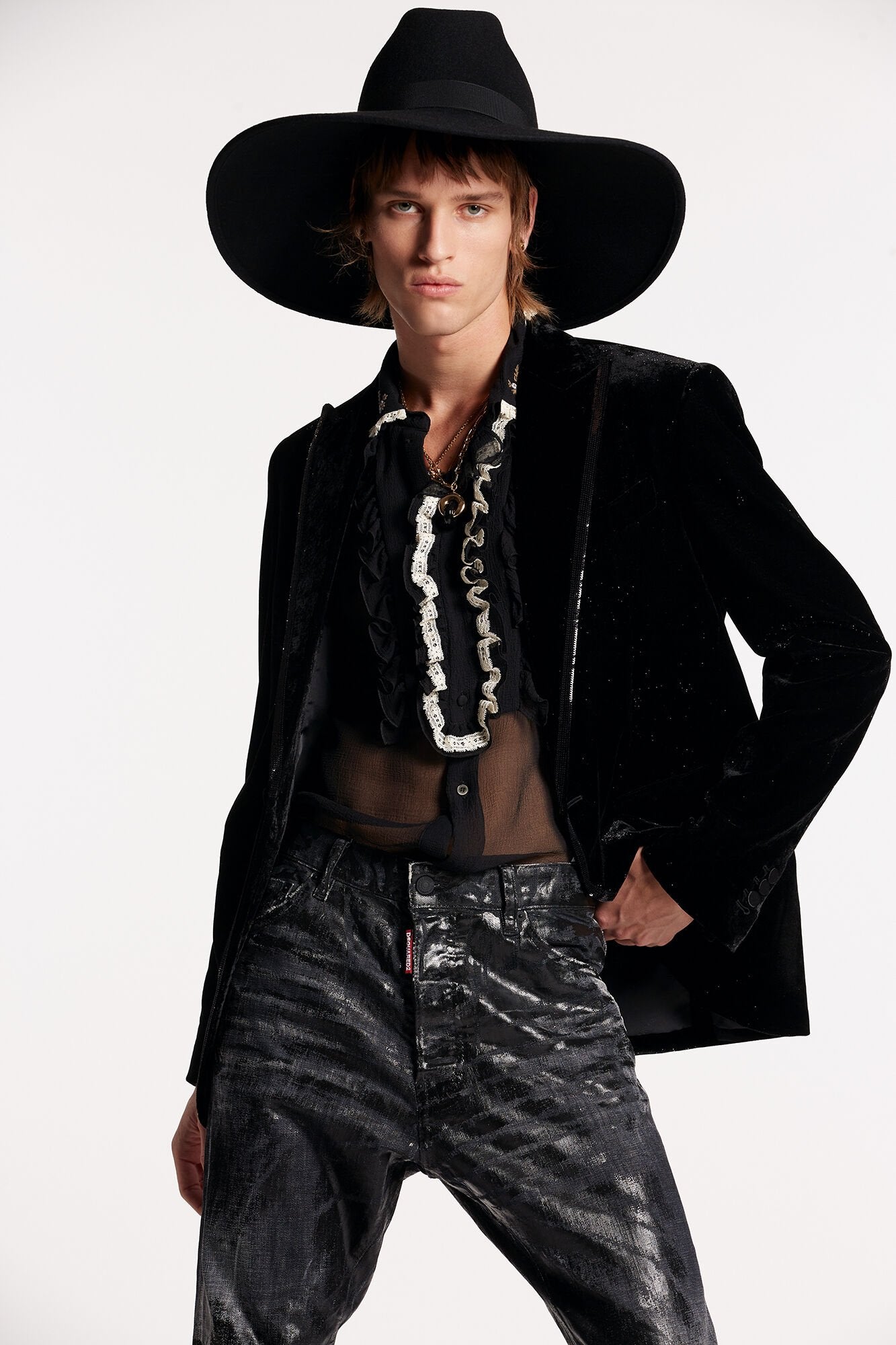 Dsquared² Black Fibres Blazer