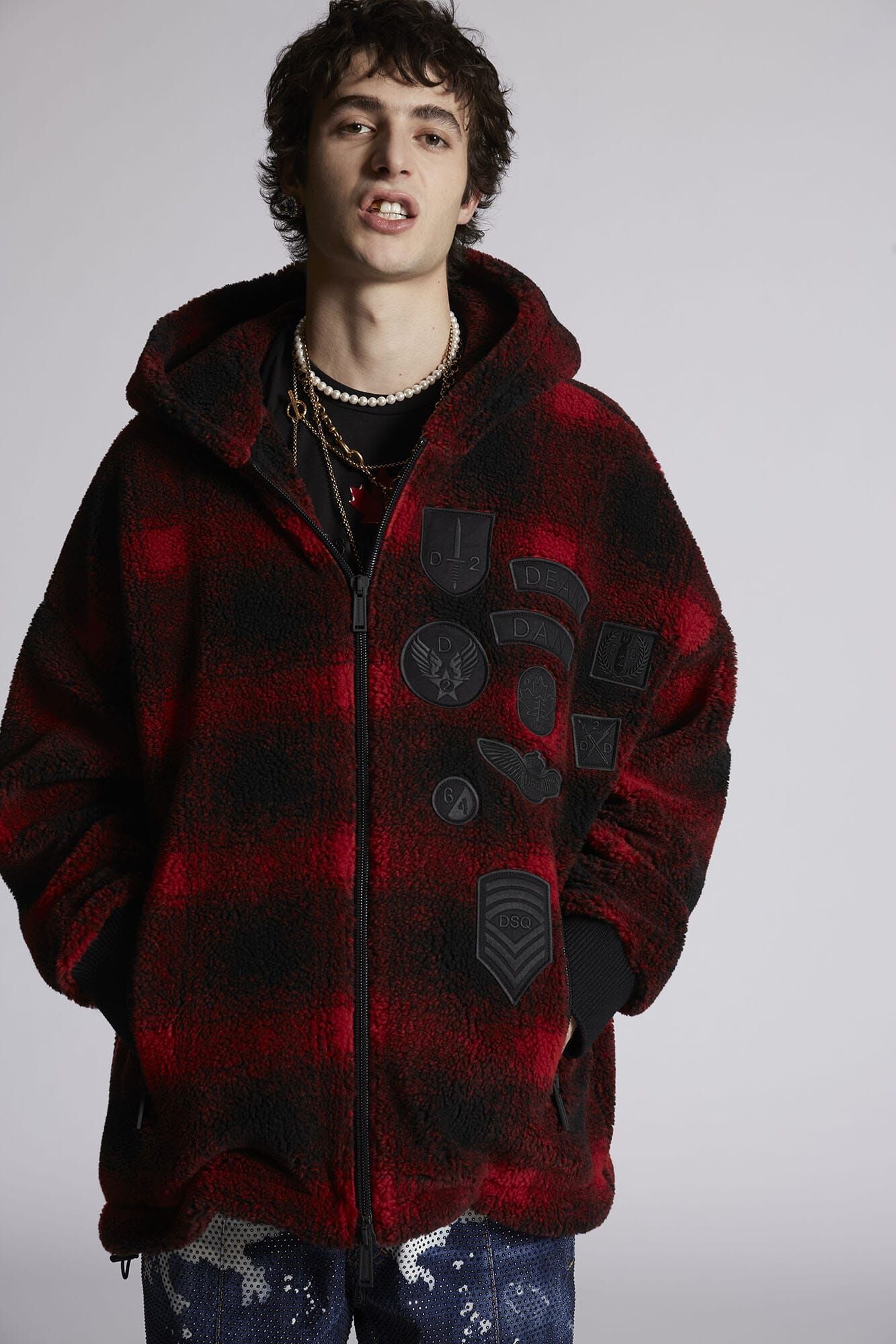 Dsquared² Bicolor Fibres Sweatshirt