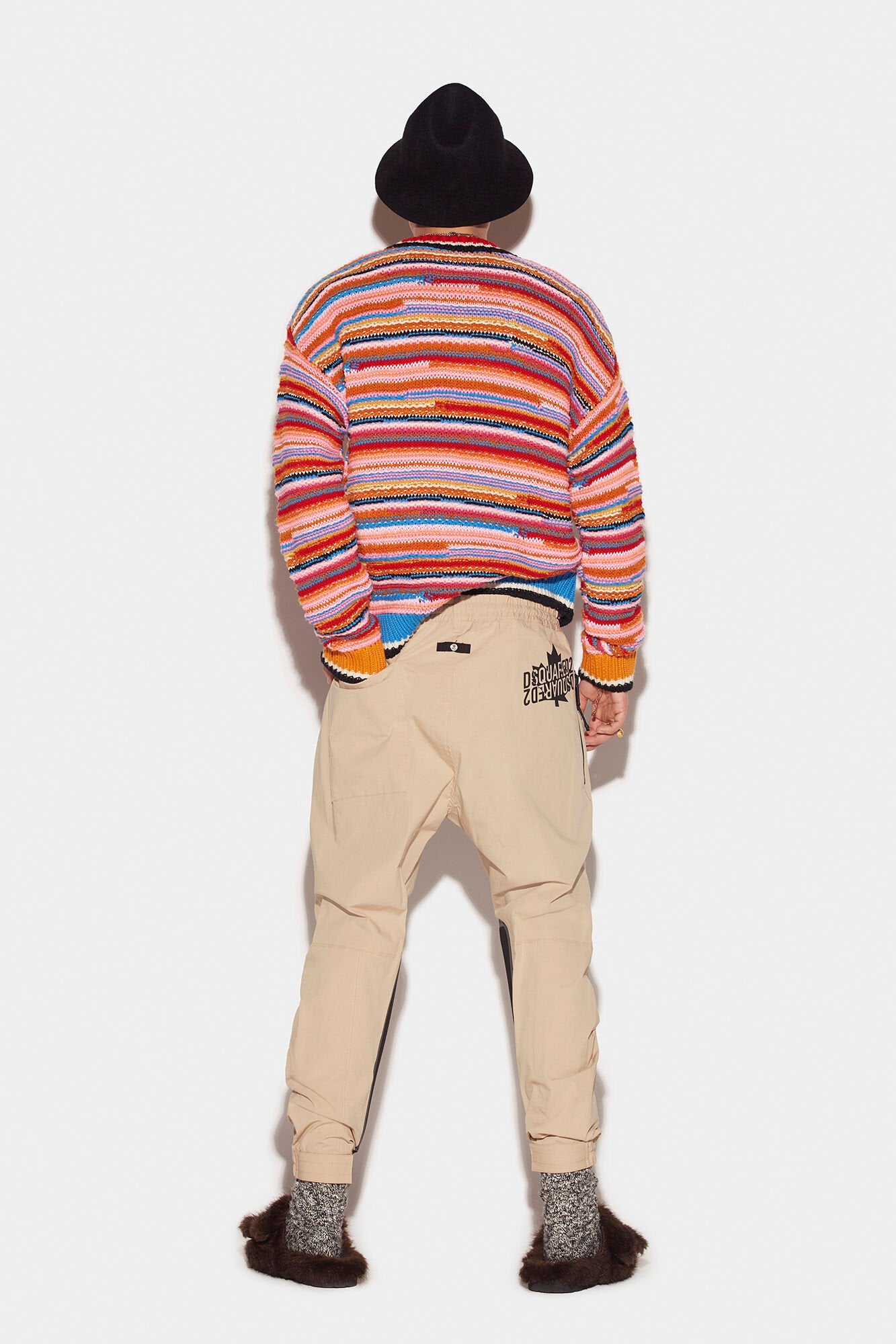 Dsquared² Beige Fibres Sweatshirt