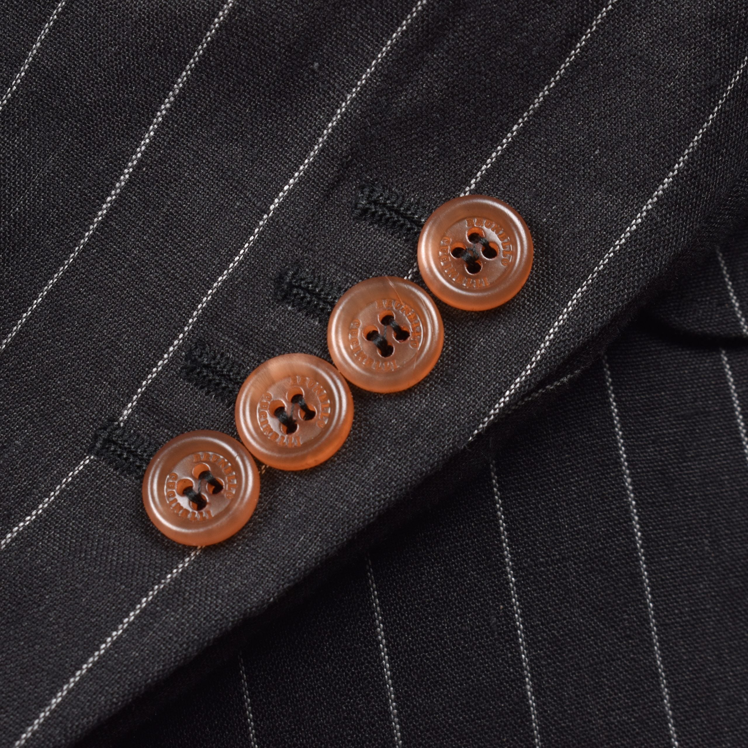 Brunello Cucinelli Black Linen Two-Piece Suit