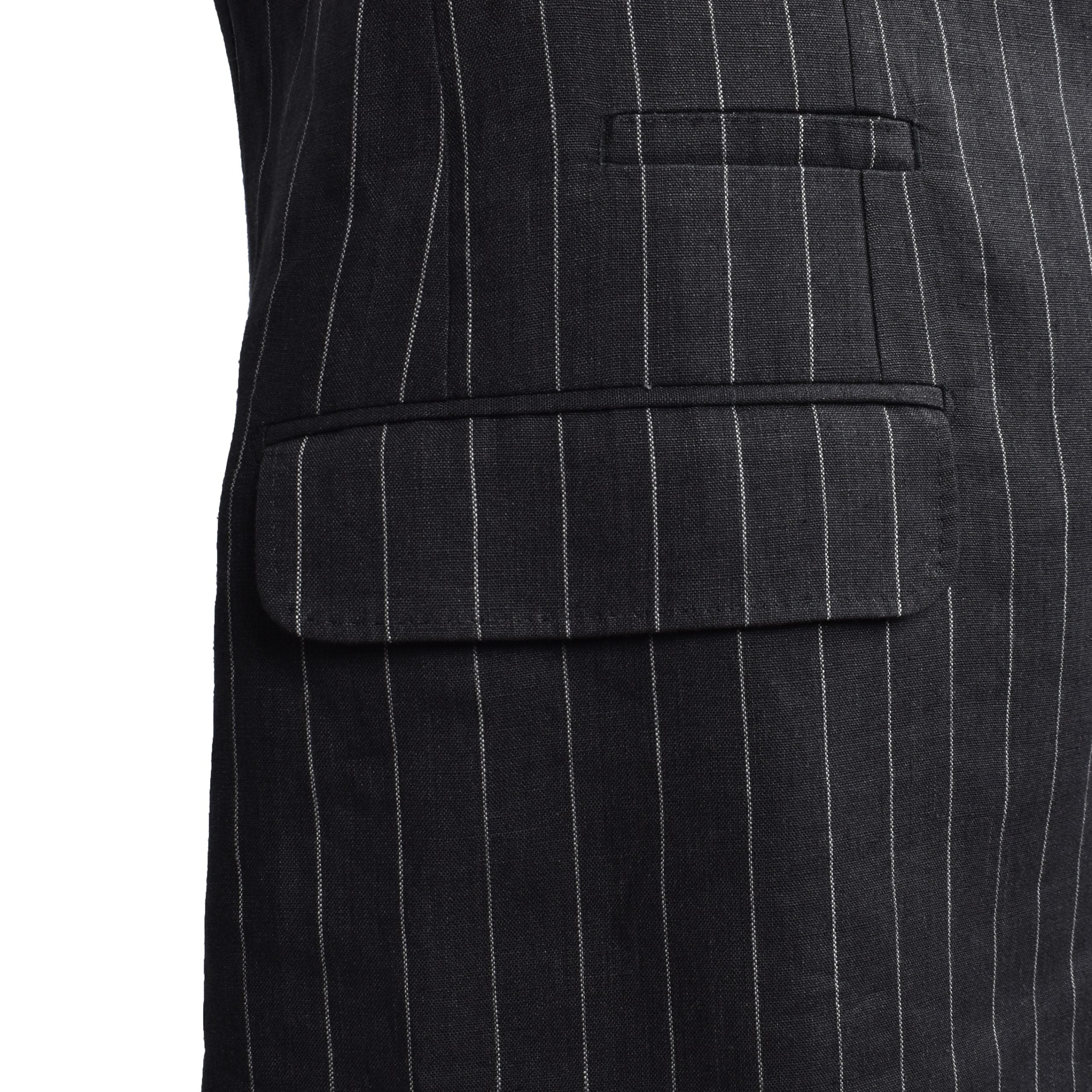 Brunello Cucinelli Black Linen Two-Piece Suit