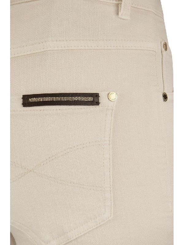 Brunello Cucinelli Gray Cotton Casual Pants