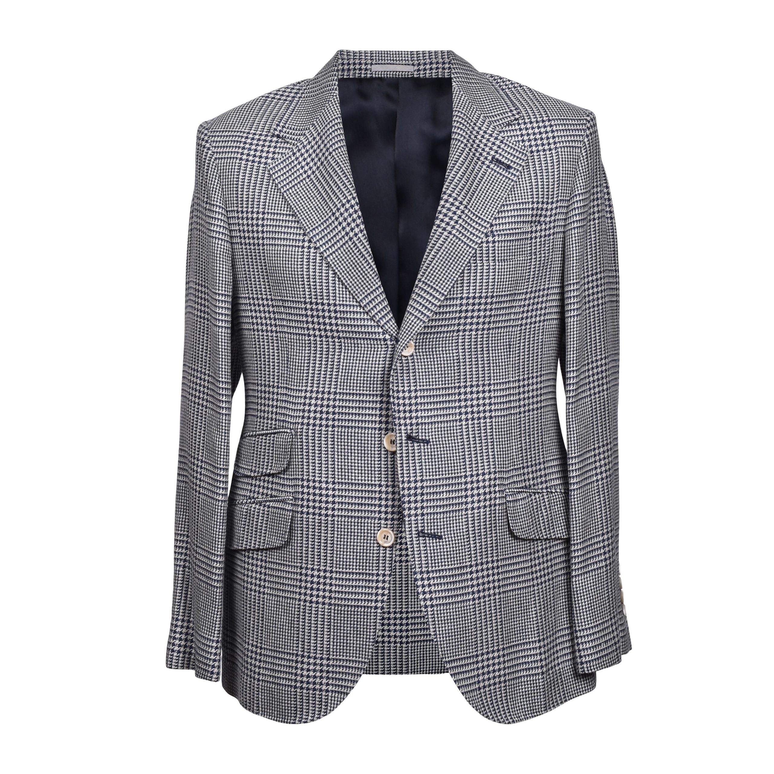 Brunello Cucinelli Blue Linen Coat