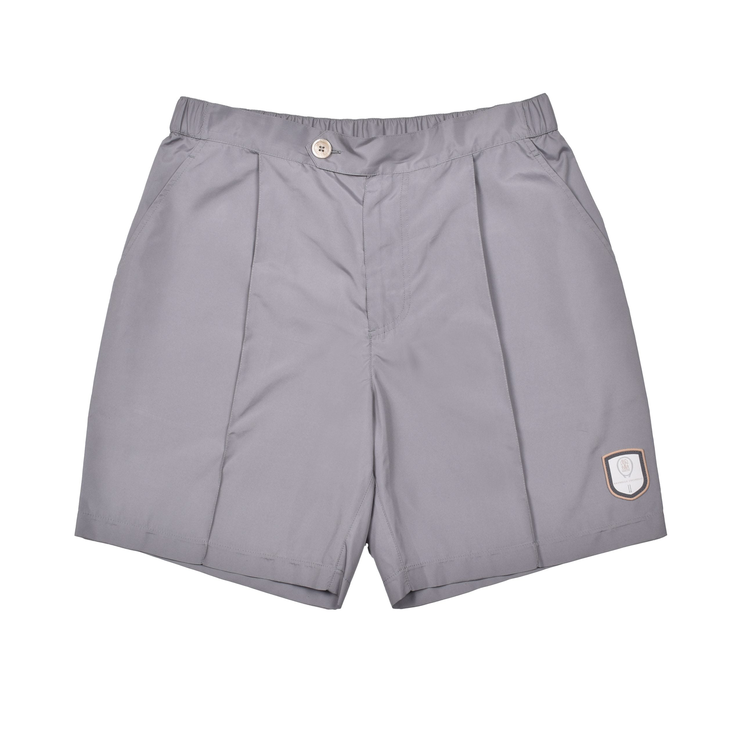 Brunello Cucinelli Gray Polyester Shorts