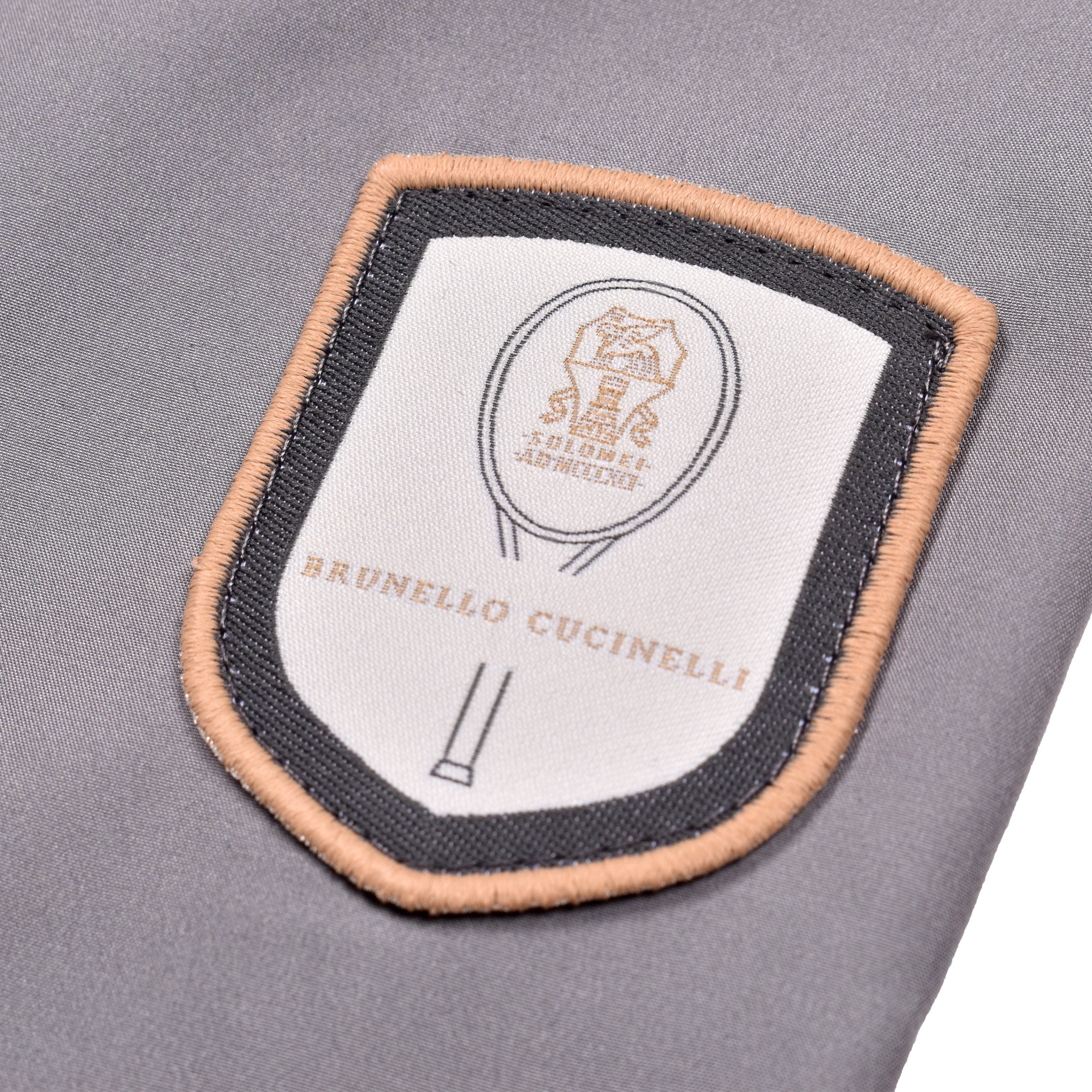 Brunello Cucinelli Gray Polyester Shorts