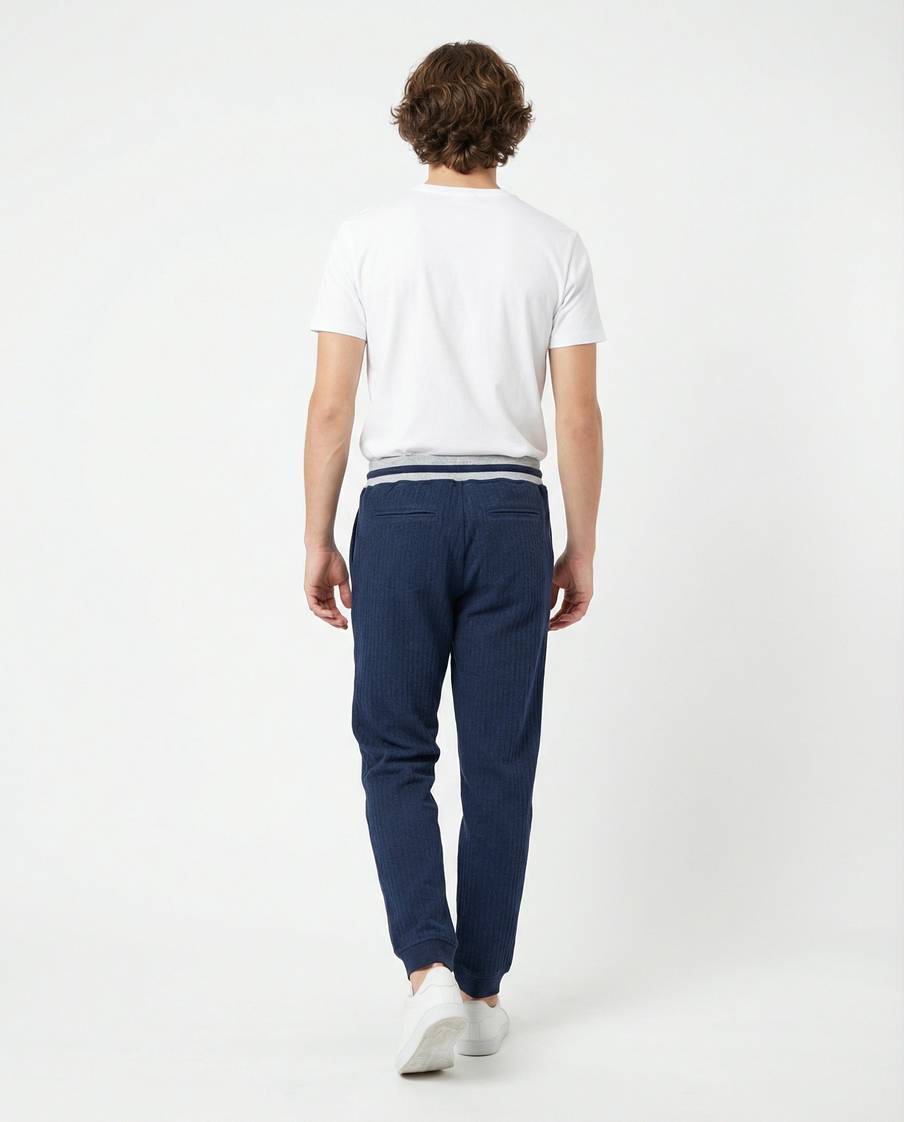 Brunello Cucinelli Blue Cotton Joggers (Workout Pants)
