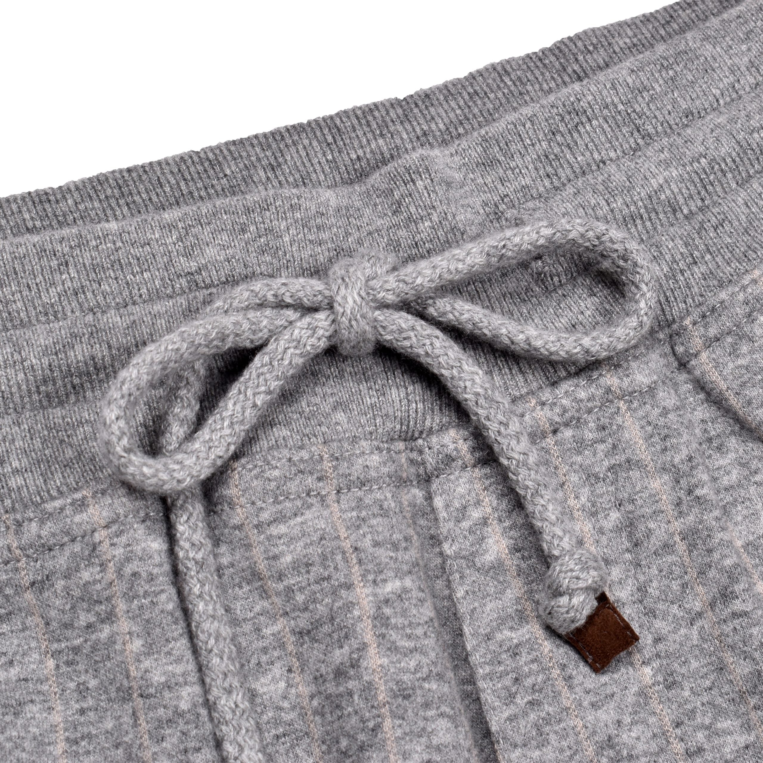 Brunello Cucinelli Gray Cashmere Joggers (Workout Pants)
