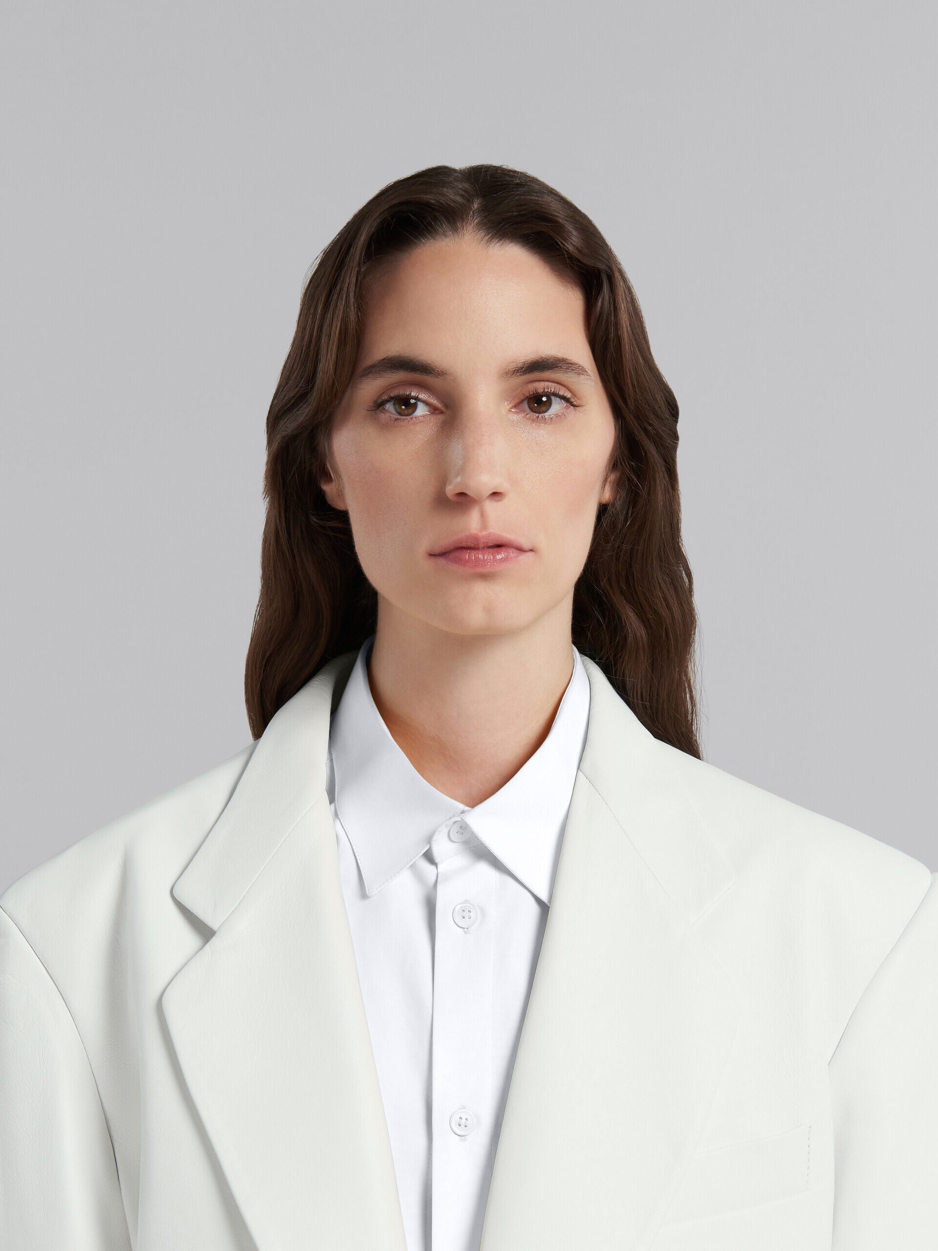 Marni White Fibres Jackets And Coat