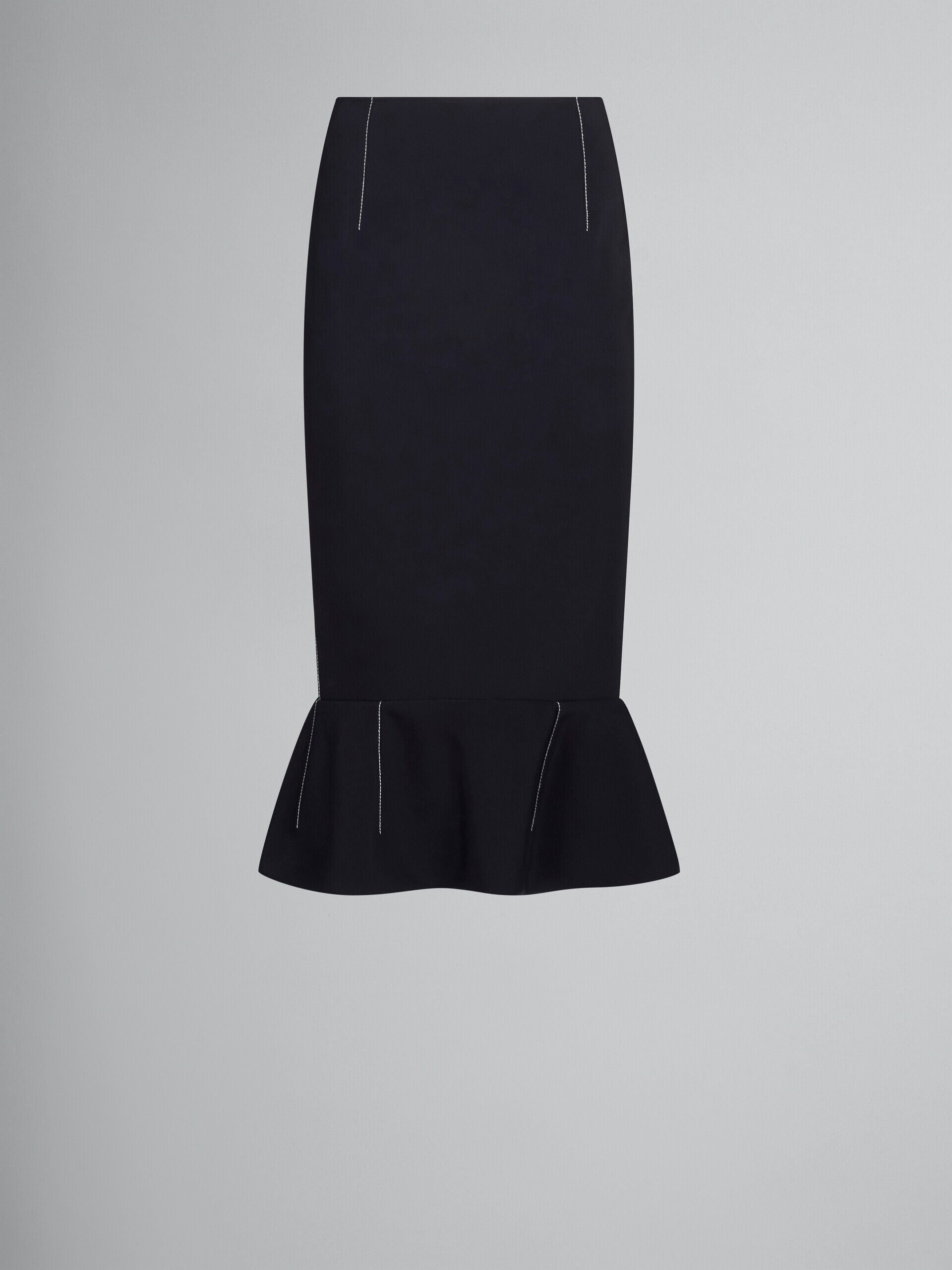 Marni Black Fibres Long Skirt