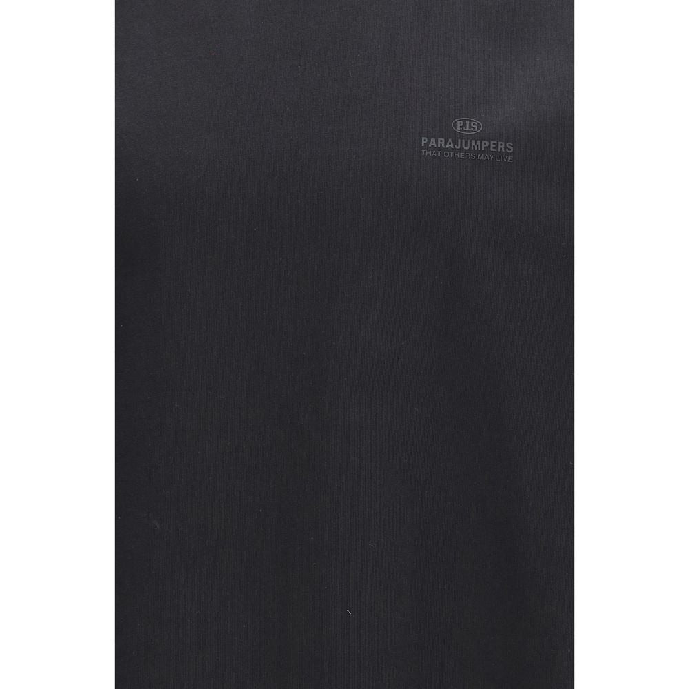 Discover the Parajumpers Black Cotton T-Shirt, a luxurious staple crafted from heavy cotton jersey, embodying timeless elegance and effortless sophistication for every occasion.