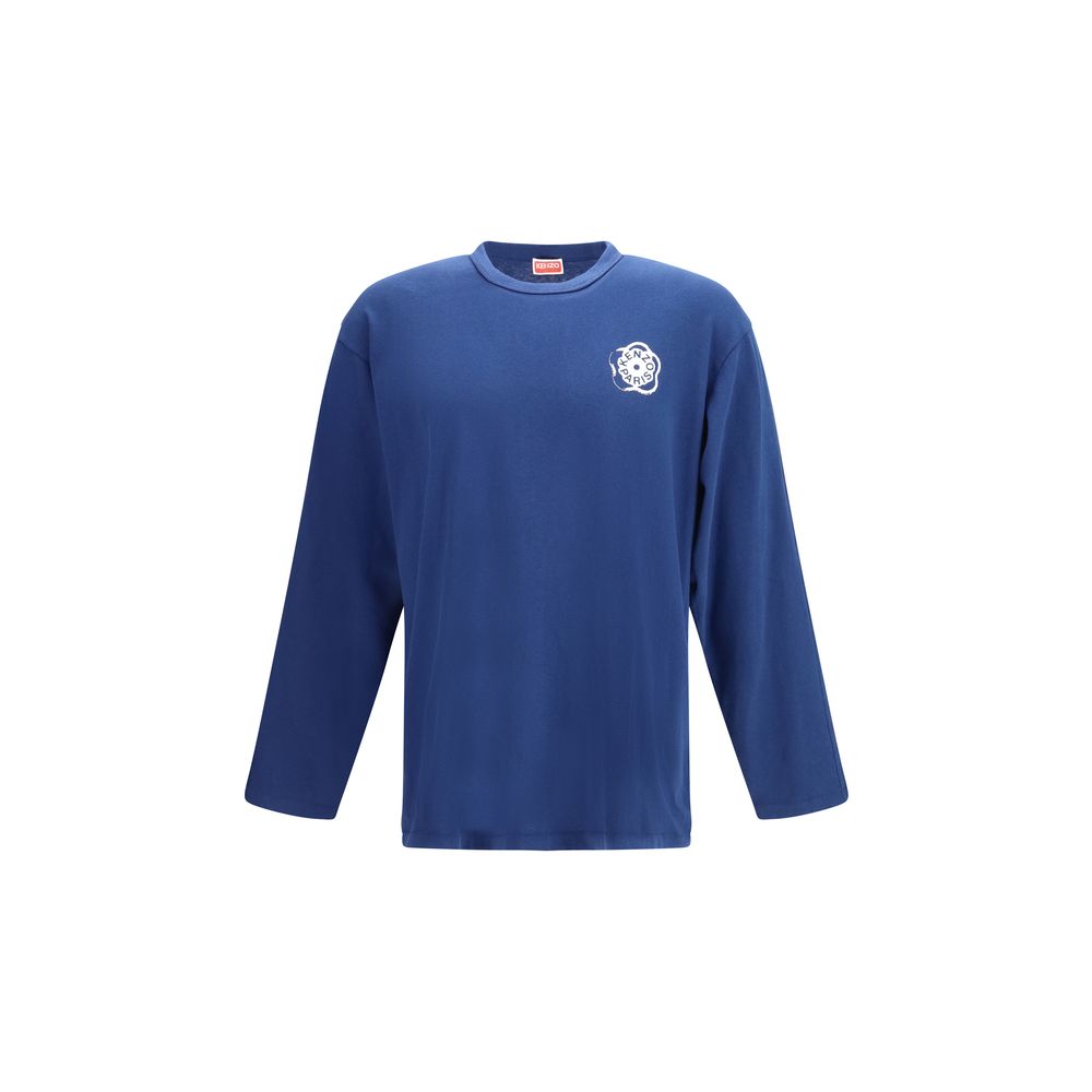 Kenzo Blue Cotton T-Shirt – Timeless Elegance in Comfort