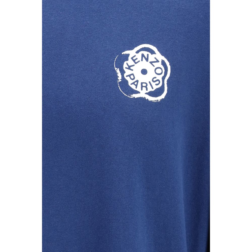 Kenzo Blue Cotton T-Shirt – Elevate Your Casual Elegance