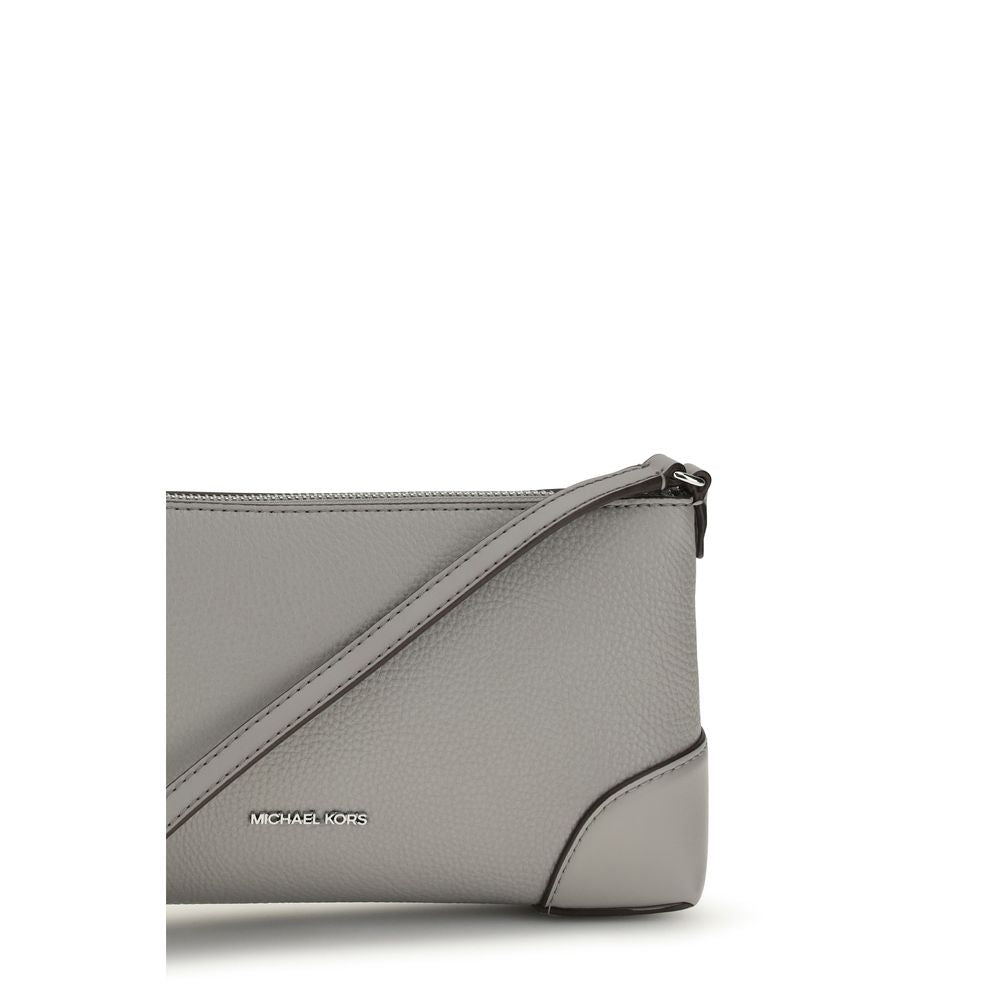 Discover the Michael Kors Gray Calf Leather Bos Taurus Wallet, a masterpiece of artisanal luxury that embodies sophistication and timeless elegance for the discerning individual.
