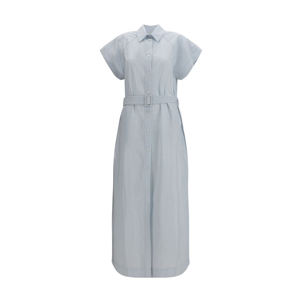Jacob Cohen Blue Copper Long Dress - Artisanal Elegance in Luxury