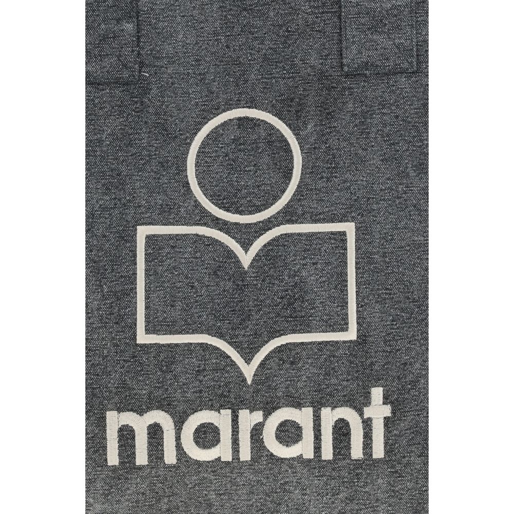 Isabel Marant Gray Cotton Shoulder Bag