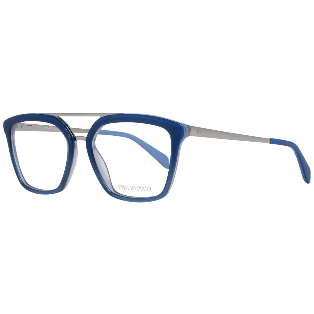 Discover the Emilio Pucci Blue Metal & Plastic Glasses, where exquisite craftsmanship meets timeless elegance, elevating your style with luxurious sophistication.