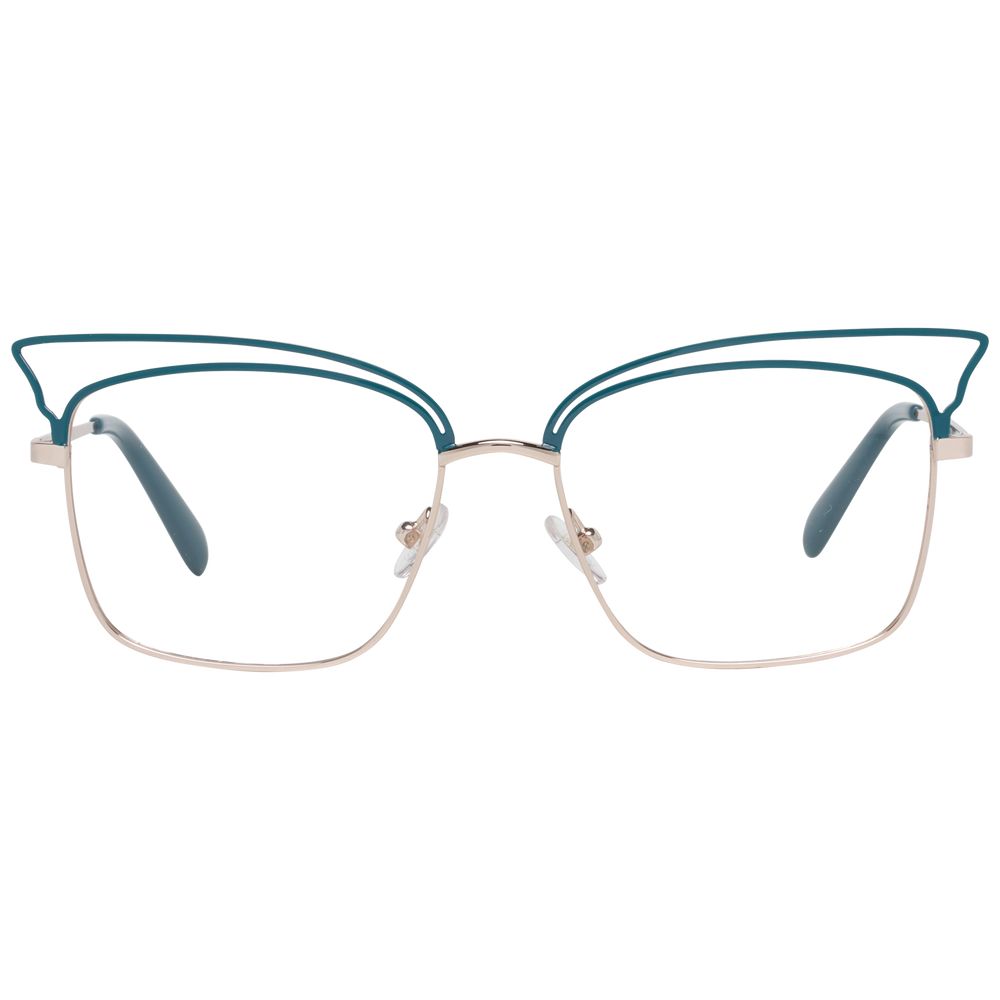 Discover Emilio Pucci's Turquoise Metal Glasses, a masterpiece of luxury eyewear that embodies elegance and sophistication for the discerning individual.