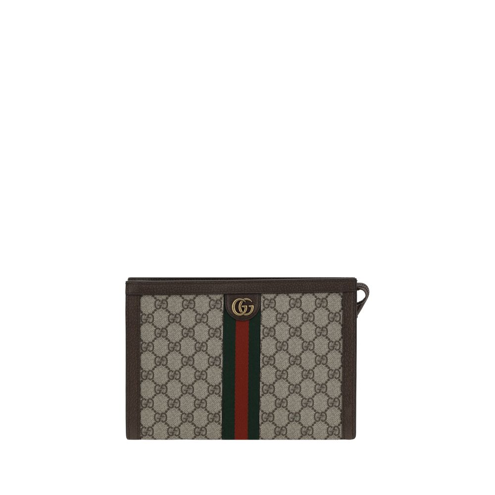 Gucci Multicolor Fabric Beauty Case – Artisanal Luxury Accessory