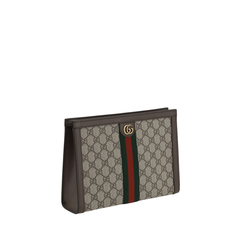 Gucci Multicolor Fabric Beauty Case – Artisanal Luxury Accessory