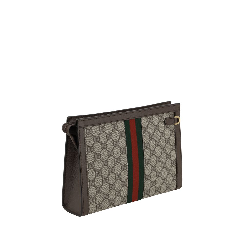 Gucci Multicolor Fabric Beauty Case – Artisanal Luxury Accessory