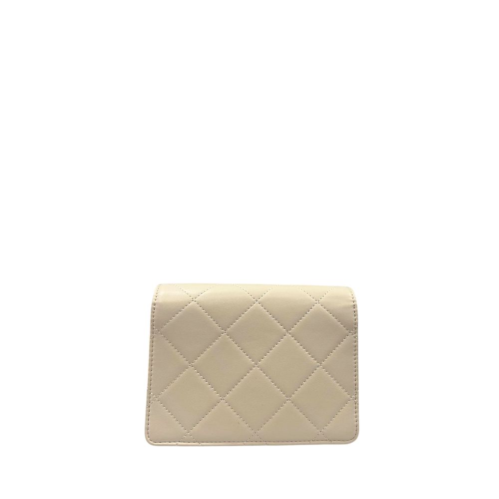 Twinset Beige PU Women Crossbody Bag