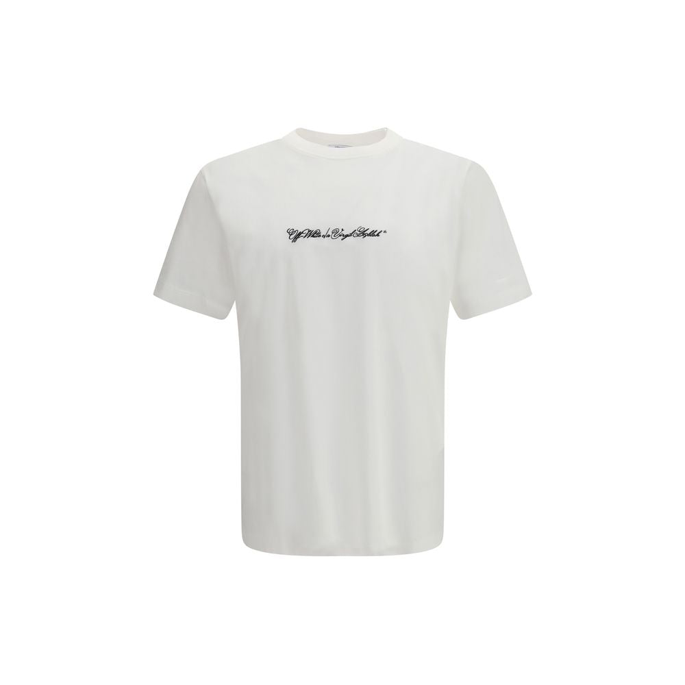 Elevate your wardrobe with the Off-White White Cotton T-Shirt, a luxurious blend of 100% cotton and avant-garde design, perfect for the discerning style connoisseur.