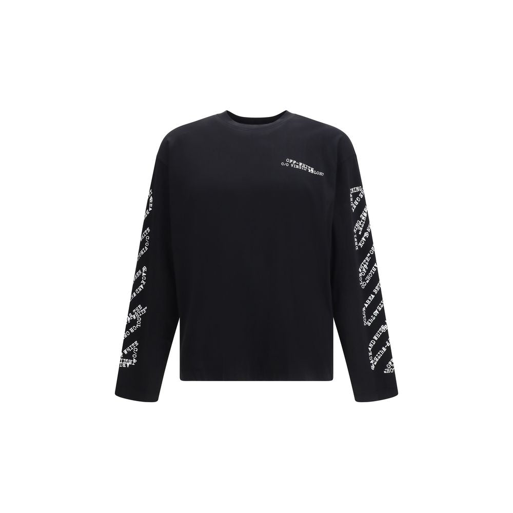 Indulge in Off-White's Black Cotton Sportswear, a masterpiece of 100% cotton craftsmanship that embodies urban elegance and sophisticated style for every occasion.