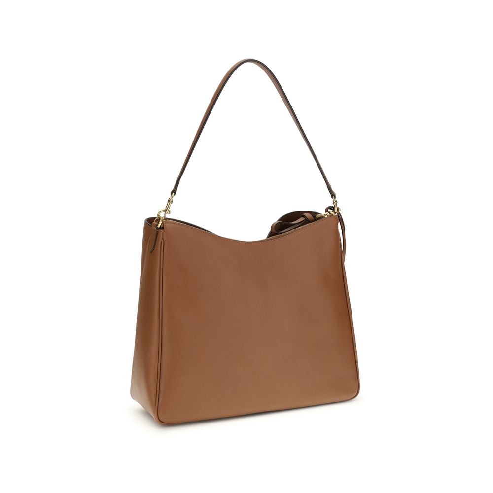 Balenciaga Beige Calf Leather Bos Taurus Shoulder Bag - Artisanal Luxury