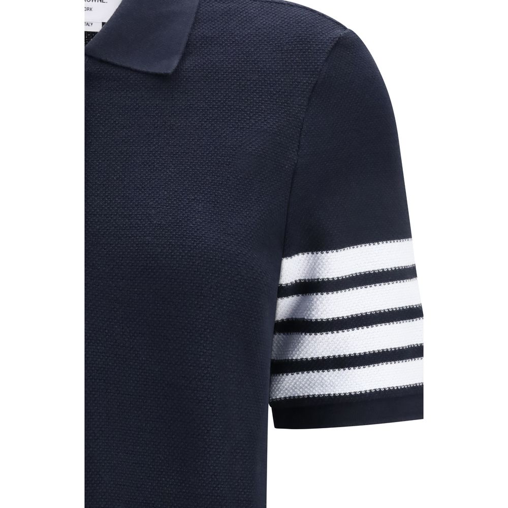 Thom Browne Blue Cotton Casual Dress