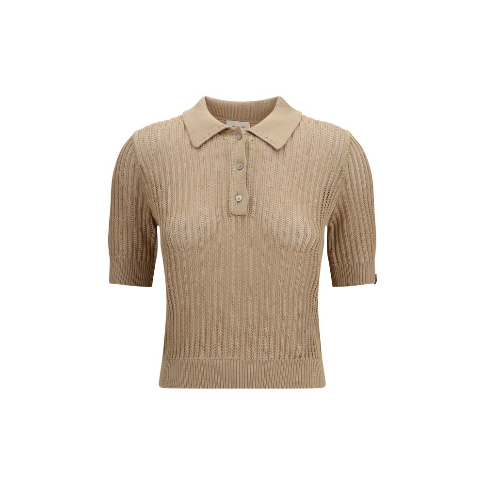 Jacob Cohen Beige Cotton Polo Shirt - Luxurious Designer Elegance