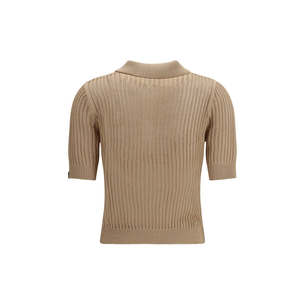 Jacob Cohen Beige Cotton Polo Shirt - Timeless Luxury Elegance