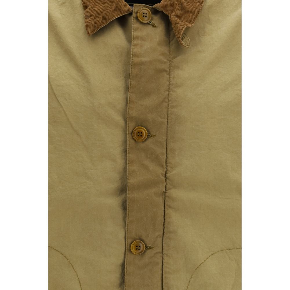 Barbour International Beige Cotton Coat - Timeless Luxury Outerwear