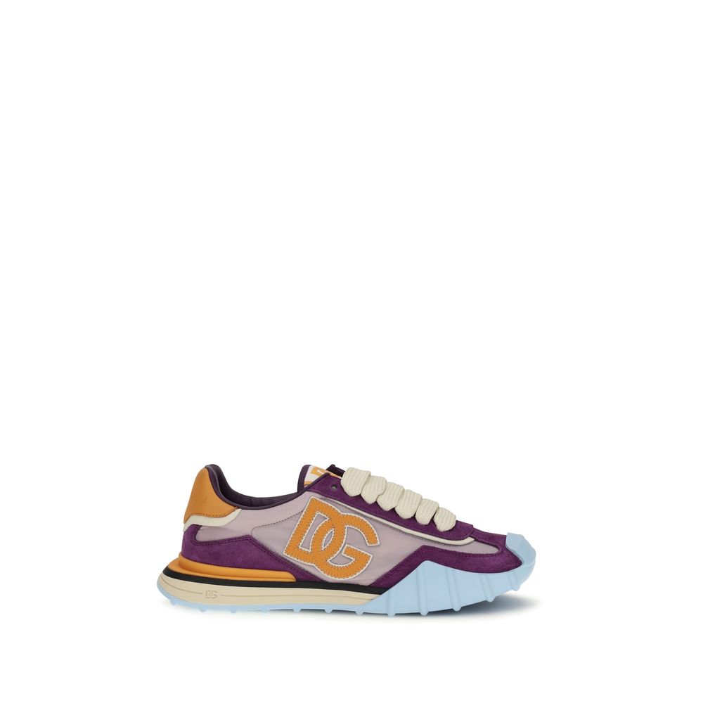 Dolce & Gabbana Multicolor Polyamide Athletic Sneakers