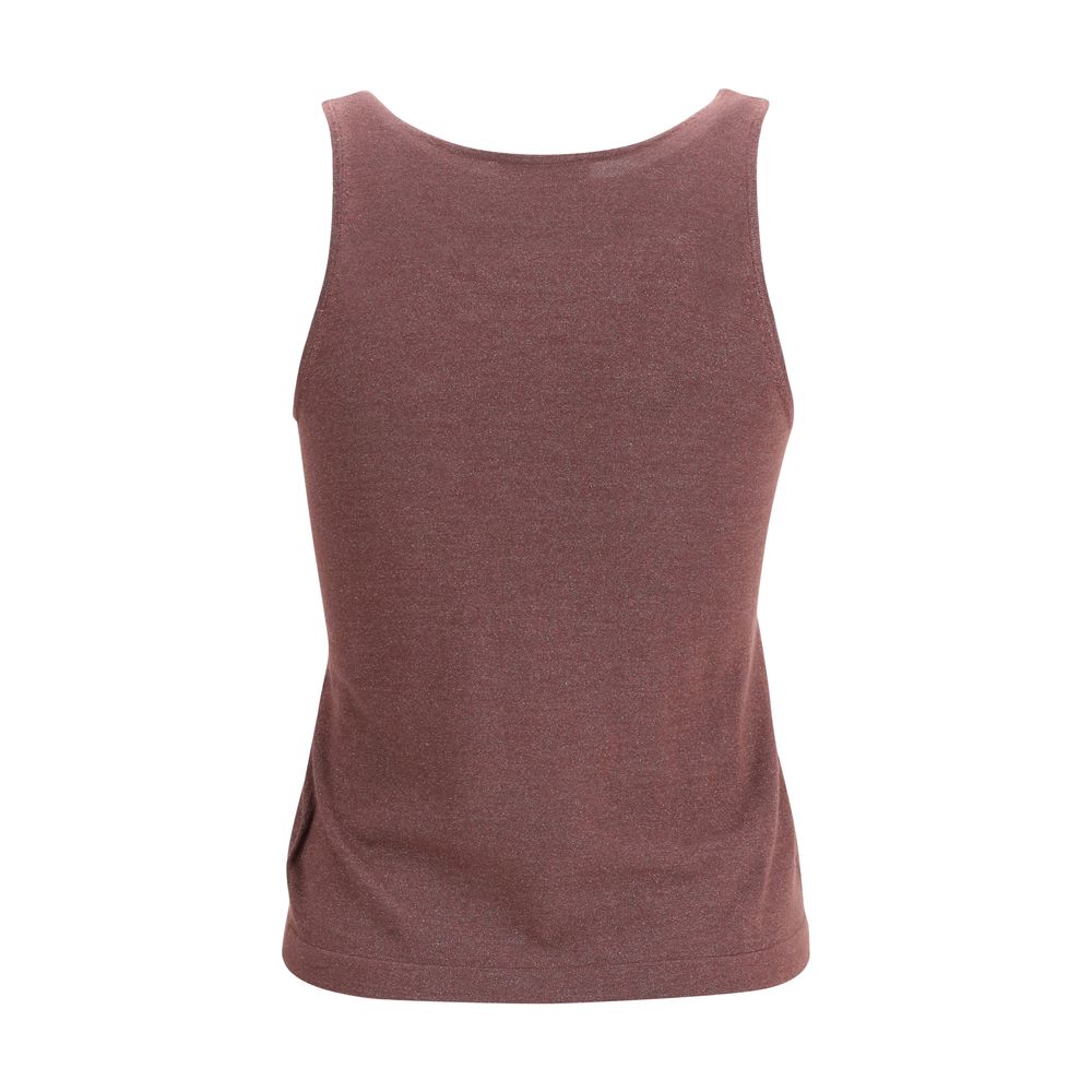 Brunello Cucinelli Bordeaux Cashmere Top – Artisanal Luxury Wear
