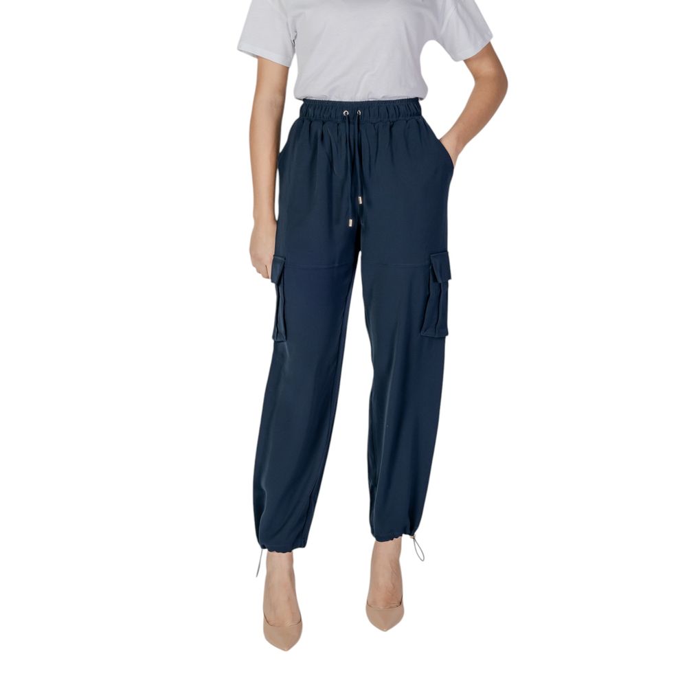 Liu Jo Blue Cargo Pants - Artisanal Luxury for the Modern Connoisseur