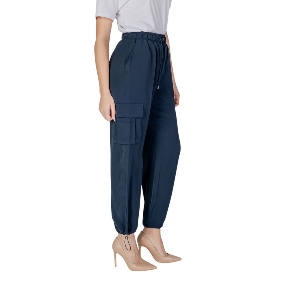 Liu Jo Blue Cargo Pants - Artisanal Luxury for the Modern Connoisseur
