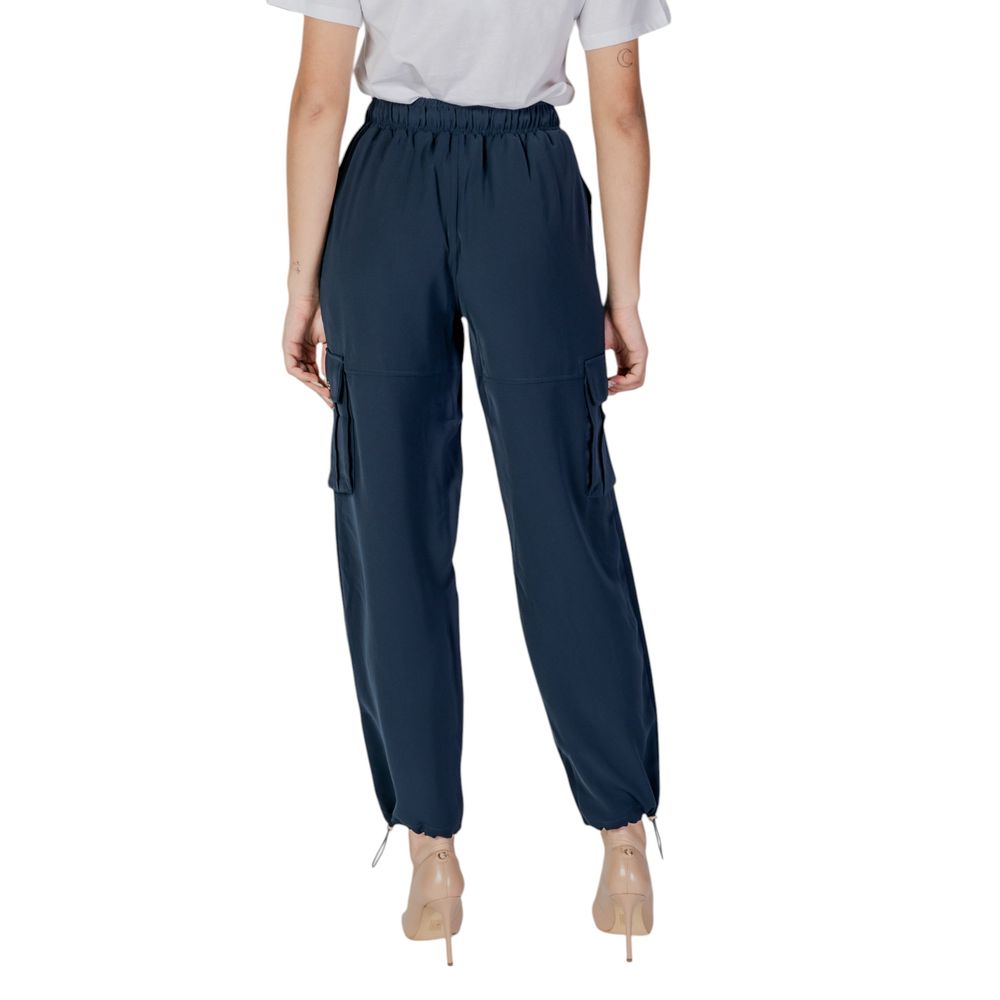 Liu Jo Blue Cargo Pants - Artisanal Luxury for the Modern Connoisseur