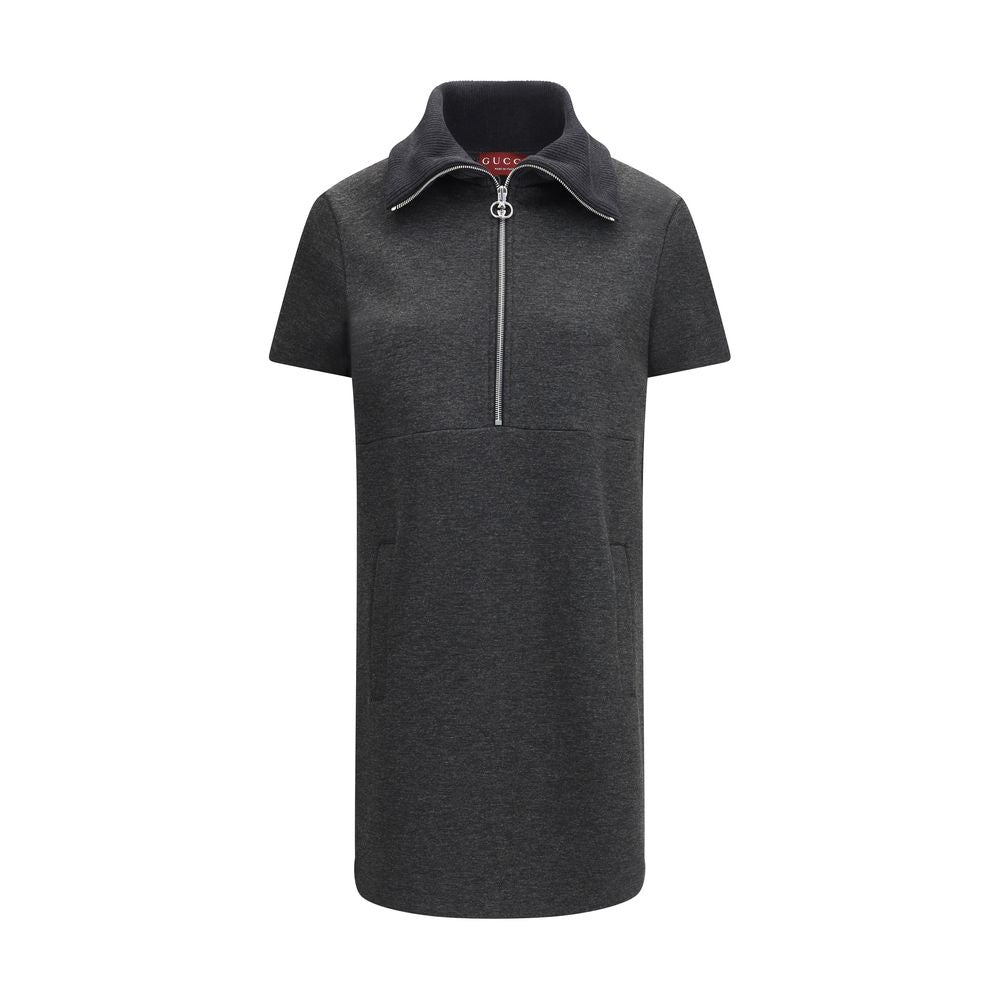 Gucci Gray Cotton Casual Dress - Timeless Luxury for All Occasions