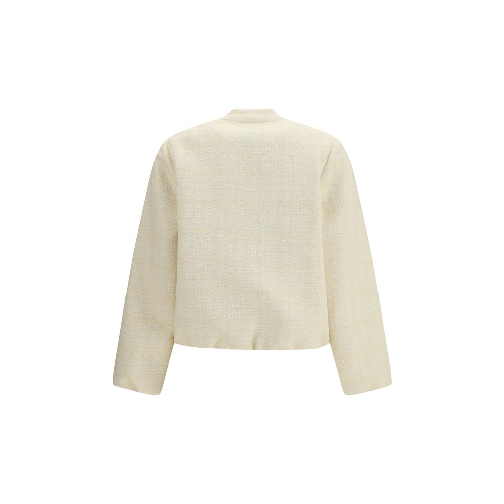 Gucci Beige Cotton Shell Jacket - Artisanal Luxury Redefined