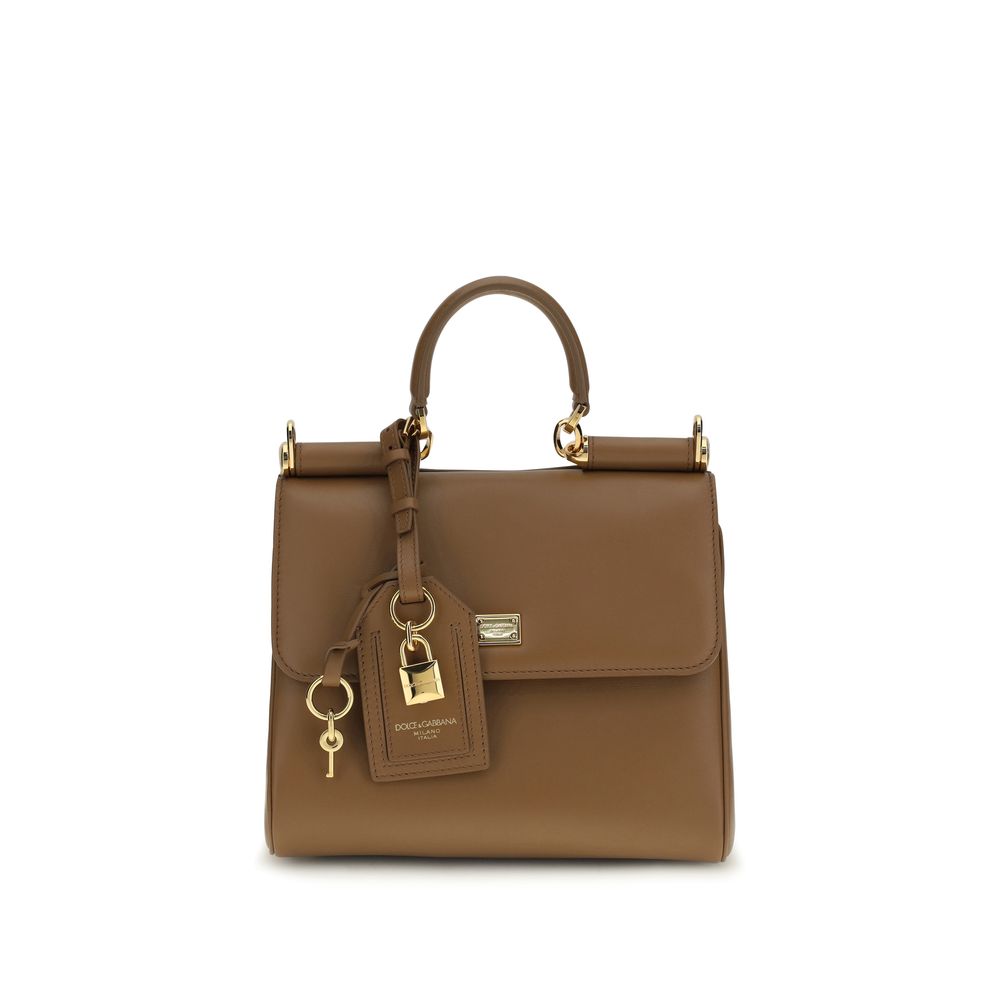Indulge in the exquisite Dolce & Gabbana Brown Calf Leather Bos Taurus Shoulder Bag, a symbol of timeless elegance and superior craftsmanship, perfect for the discerning individual.