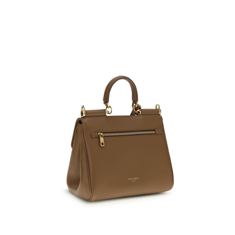 Indulge in the exquisite Dolce & Gabbana Brown Calf Leather Bos Taurus Shoulder Bag, a masterpiece of Italian craftsmanship that elevates your style with timeless elegance.
