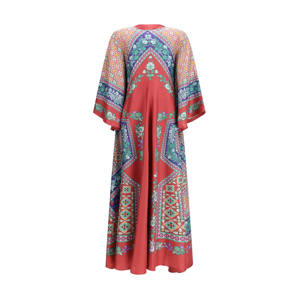 Indulge in the exquisite La Double J Multicolor Silk Casual Dress, a masterpiece of fluid silk twill that embodies luxury and elegance for unforgettable moments.