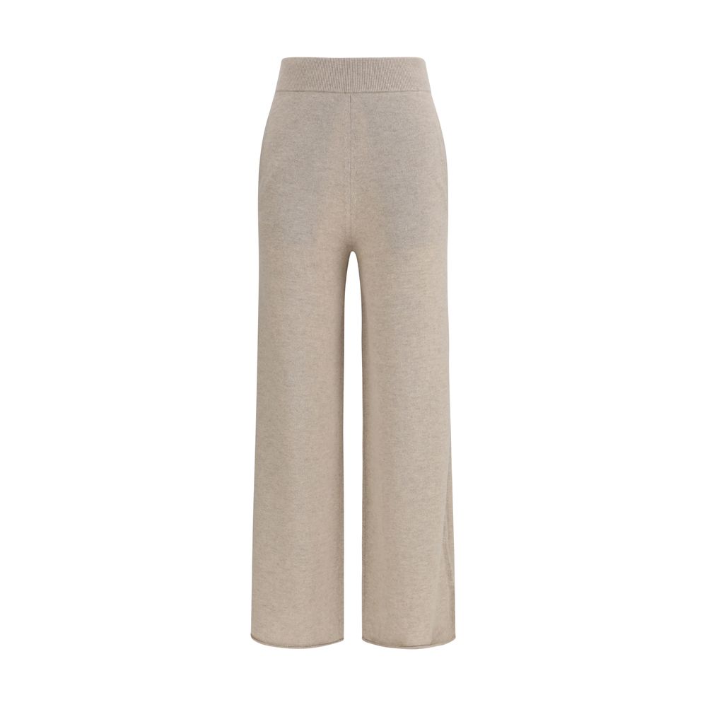 Max Mara Pure Beige Cashmere Casual Pants - Luxury Redefined