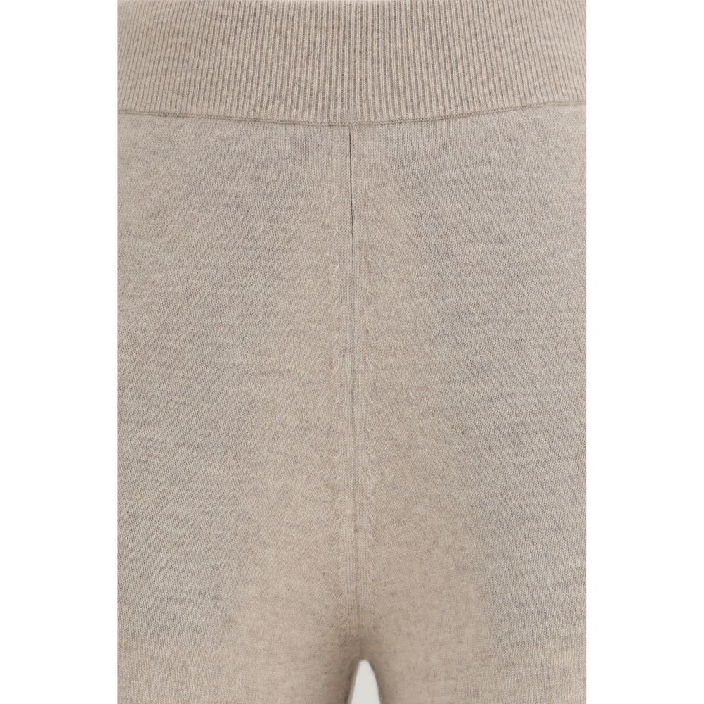 Max Mara Pure Beige Cashmere Casual Pants – Luxury Redefined