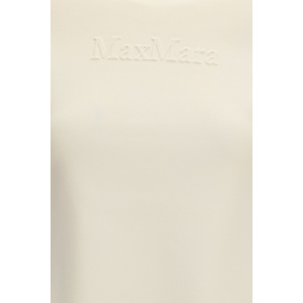 Max Mara Pure Beige Viscose T-Shirt - Timeless Elegance