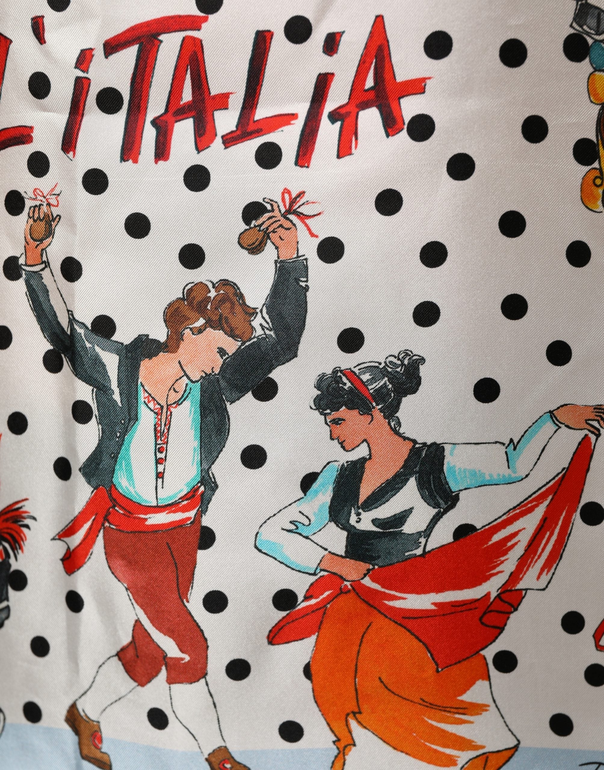 Elevate your wardrobe with the Dolce & Gabbana Multicolor Italy Scenes Graphic Silk Top, a luxurious silk masterpiece that embodies Italian artistry and sophistication.