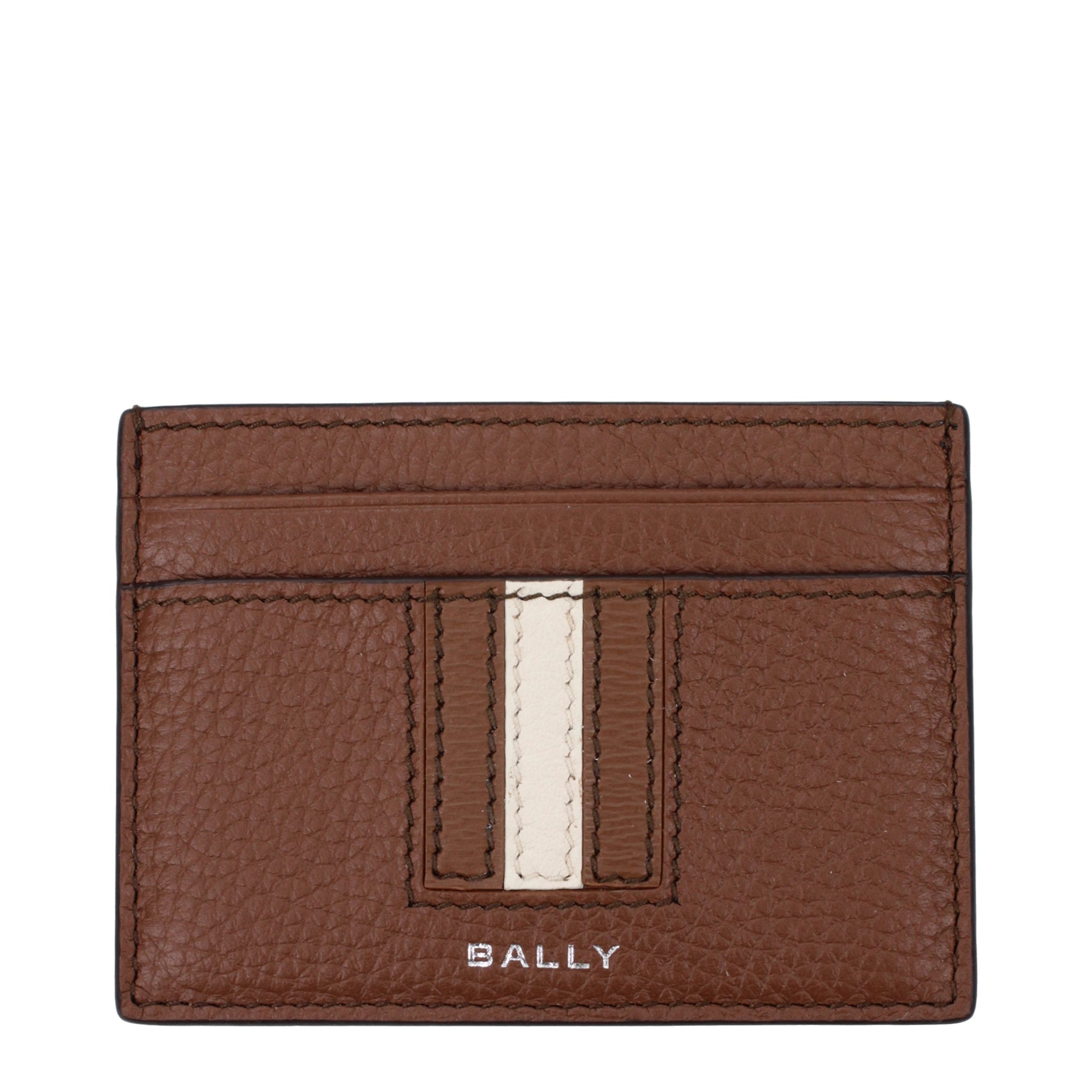 Bally Brown Leather Cardholder
