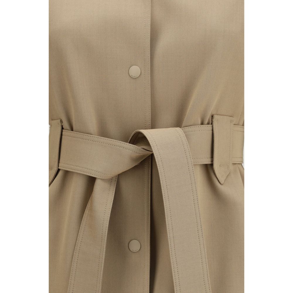 Max Mara Brown Fleece Wool Coat - Timeless Luxury Elegance